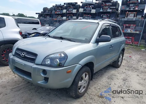 2007 Hyundai Tucson Gls из США, поврежденный, VIN KM8JM12BX7U551368